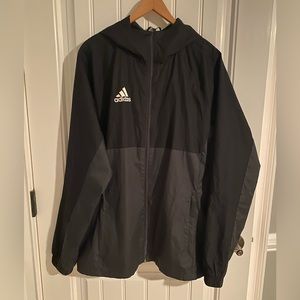 Adidas Hooded Windbreaker / Rain Jacket